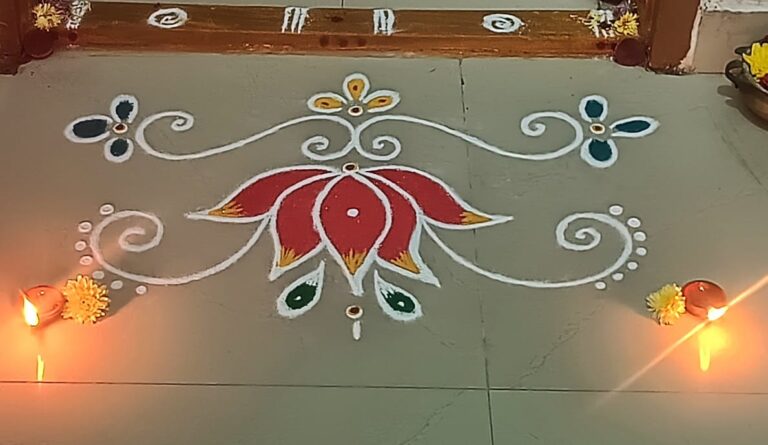 Day 14 Margazhi Kolam 2025🌺